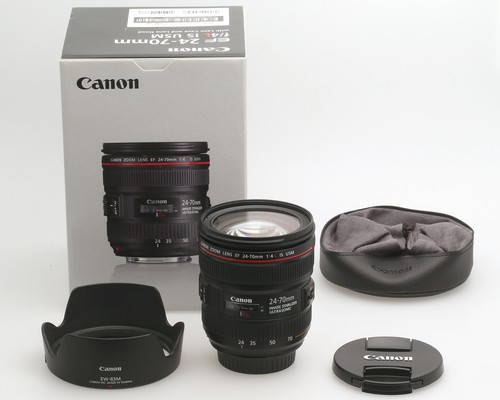 Canon eos f - f/4, l